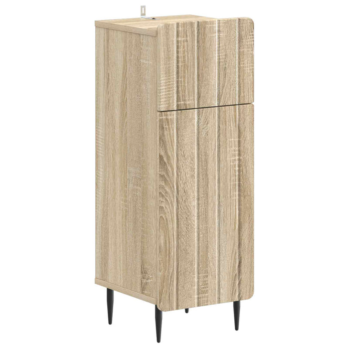 Set de dulapuri pentru baie, 4 piese ZWOLLE Stejar Sonoma - WALTI WALTI
