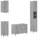 Set de dulapuri pentru baie, 4 piese ZWOLLE Sonoma gri - WALTI WALTI