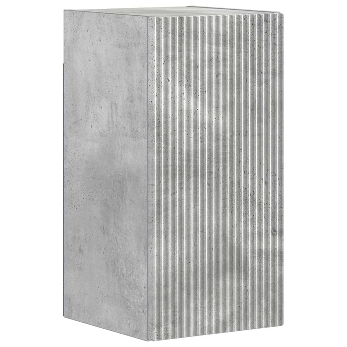 Set de dulapuri pentru baie, 4 piese ARNHEM Gri Beton WALTI