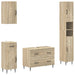 Set de dulapuri pentru baie, 4 piese HAARLEM Stejar Sonoma - WALTI WALTI