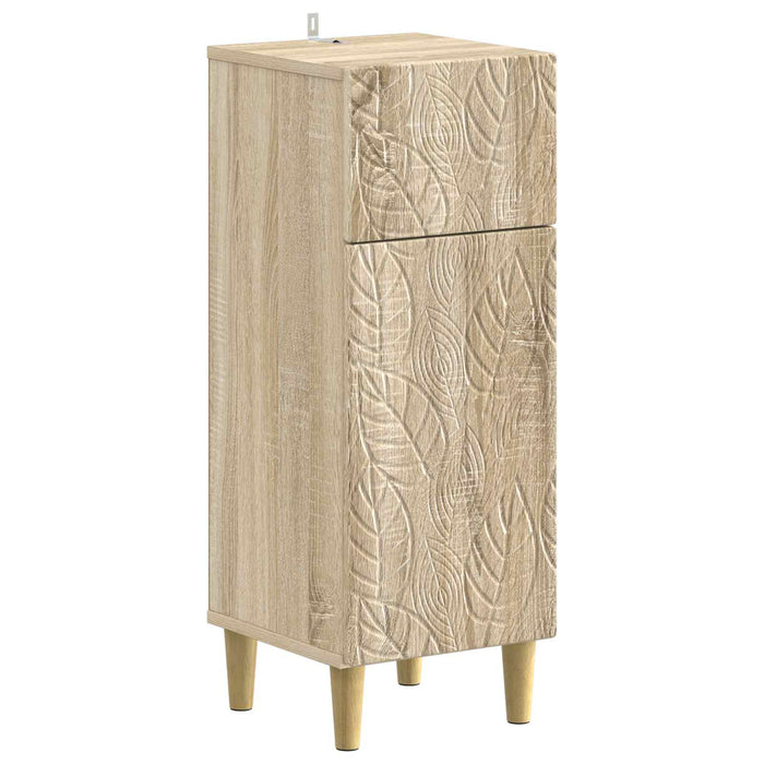 Set de dulapuri pentru baie, 4 piese DELFT Stejar Sonoma - WALTI WALTI