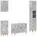 Set de dulapuri pentru baie, 4 piese DELFT Gri Beton - WALTI WALTI