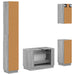 Set de dulapuri pentru baie, 4 piese HOORN Sonoma gri - WALTI WALTI
