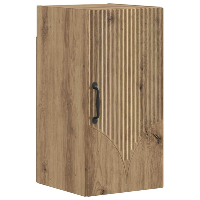 Set de dulapuri pentru baie, 4 piese HOORN Stejar Artizanal - WALTI WALTI