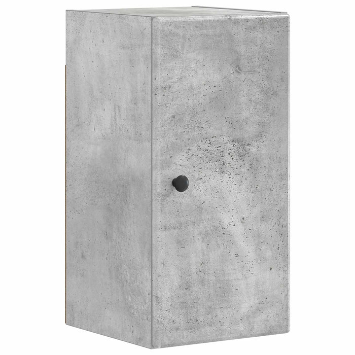 Set de dulapuri pentru baie, 4 piese BREDA Gri Beton - WALTI WALTI