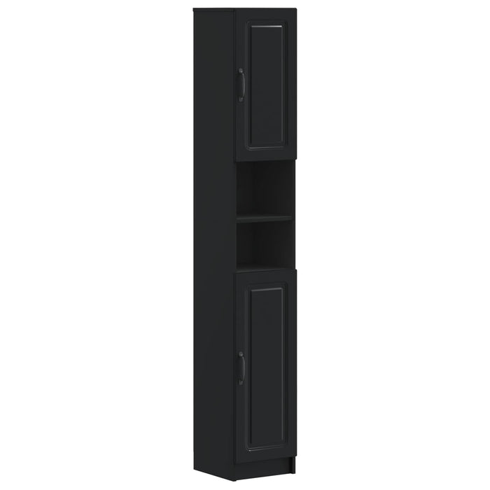 Set de dulapuri pentru baie, 4 piese UTRECHT Negru WALTI