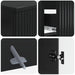 Set de dulapuri pentru baie, 2 piese ARNHEM Negru - WALTI WALTI