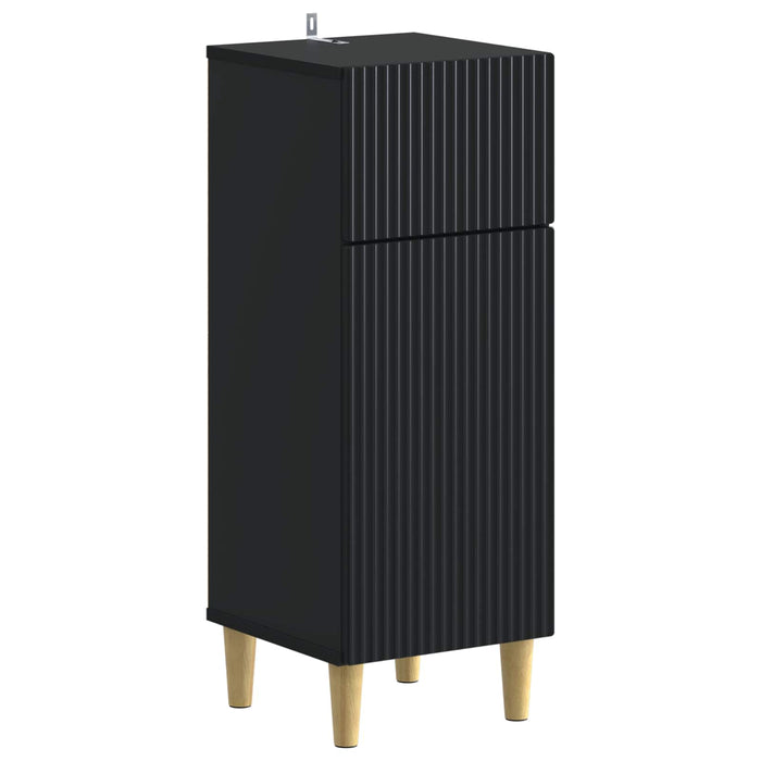 Set de dulapuri pentru baie, 2 piese ARNHEM Negru - WALTI WALTI