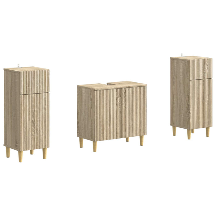 Set de dulapuri pentru baie, 2 piese ARNHEM Stejar Sonoma - WALTI WALTI