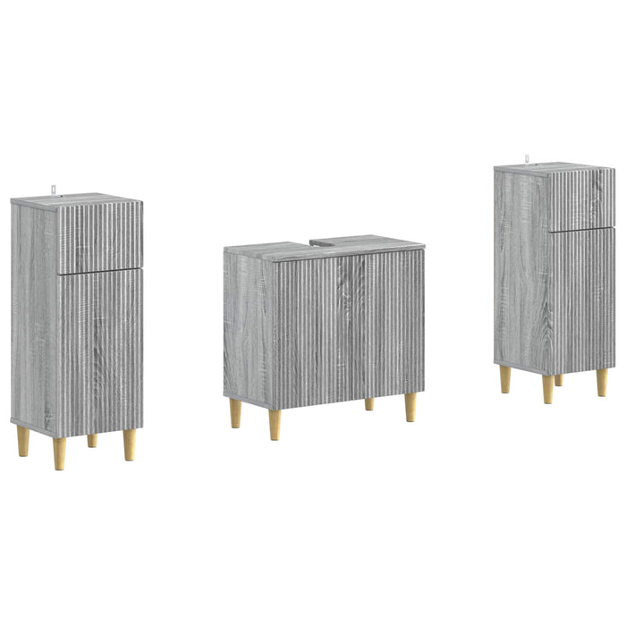 Set de dulapuri pentru baie, 2 piese ARNHEM Sonoma gri - WALTI WALTI
