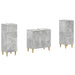 Set de dulapuri pentru baie, 2 piese DELFT Gri Beton - WALTI WALTI