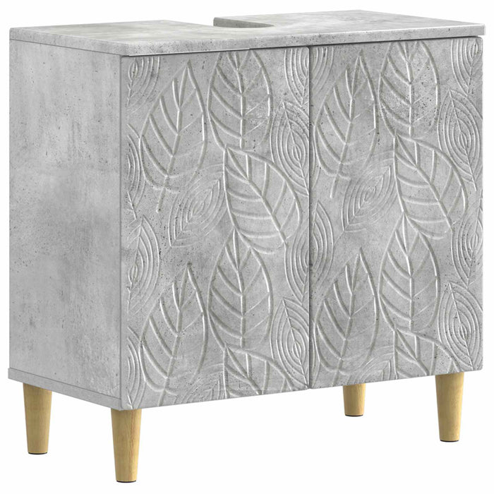 Set de dulapuri pentru baie, 2 piese DELFT Gri Beton - WALTI WALTI