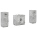 Set de dulapuri pentru baie, 2 piese HOORN Gri Beton - WALTI WALTI