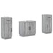 Set de dulapuri pentru baie, 2 piese HOORN Sonoma gri - WALTI WALTI