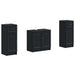 Set de dulapuri pentru baie, 2 piese UTRECHT Negru - WALTI WALTI