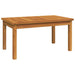 Set de Mobilier cu pernă 4 pcs natural Lemn Solid de Acacia - WALTI WALTI