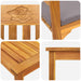 Set de Mobilier cu pernă 4 pcs natural Lemn Solid de Acacia - WALTI WALTI