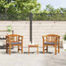 Set de Mobilier cu pernă 3 pcs natural Lemn Solid de Acacia - WALTI WALTI