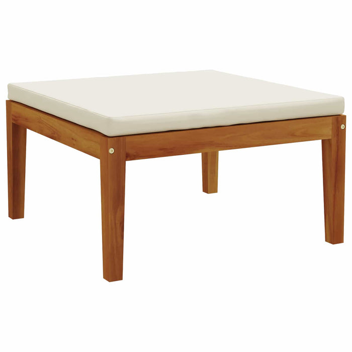6 pcs Lemn masiv de acacia și frânghie natural WALTI