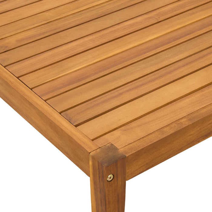 masă Lemn Solid de Acacia natural 60 x 60 x 30 cm - WALTI WALTI