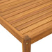 masă Lemn Solid de Acacia natural 60 x 60 x 30 cm - WALTI WALTI