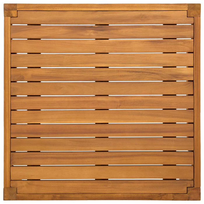 masă Lemn Solid de Acacia natural 60 x 60 x 30 cm - WALTI WALTI