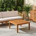 masă Lemn Solid de Acacia natural 60 x 60 x 30 cm - WALTI WALTI