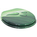 Capac de toaletă cu închidere lentă Picătură Verde 44 x 38 cm - WALTI WALTI