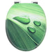 Capac de toaletă cu închidere lentă Picătură Verde 44 x 38 cm - WALTI WALTI