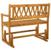 Bancă glisantă pentru grădină natural 110 x 59 x 97 cm - WALTI WALTI