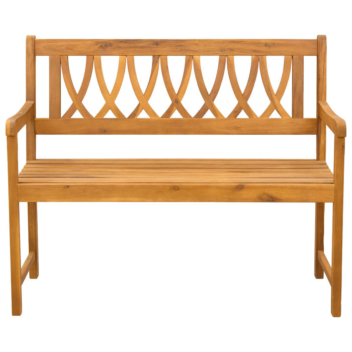 Bancă de exterior natural 110 x 55,5 x 90 cm - WALTI WALTI