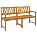 Bancă de exterior natural 150 x 55,5 x 90 cm - WALTI WALTI