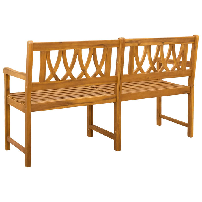 Bancă de exterior natural 150 x 55,5 x 90 cm - WALTI WALTI