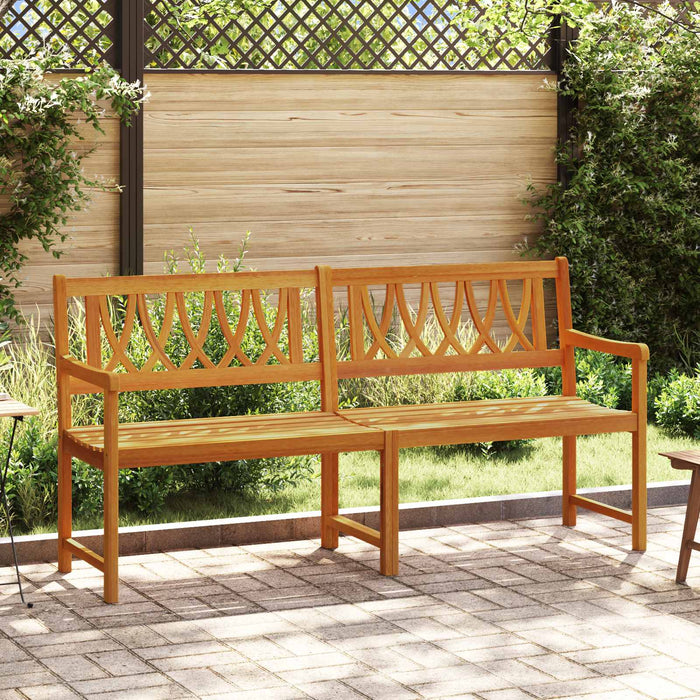 Bancă de exterior natural 180 x 55,5 x 90 cm - WALTI WALTI