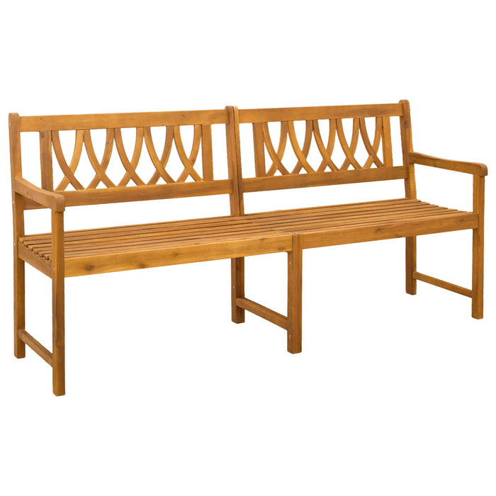 Bancă de exterior natural 180 x 55,5 x 90 cm - WALTI WALTI