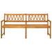 Bancă de exterior natural 180 x 55,5 x 90 cm - WALTI WALTI