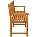 Bancă de exterior natural 180 x 55,5 x 90 cm - WALTI WALTI