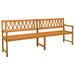 Bancă de exterior natural 220 x 55,5 x 90 cm - WALTI WALTI
