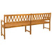 Bancă de exterior natural 220 x 55,5 x 90 cm - WALTI WALTI