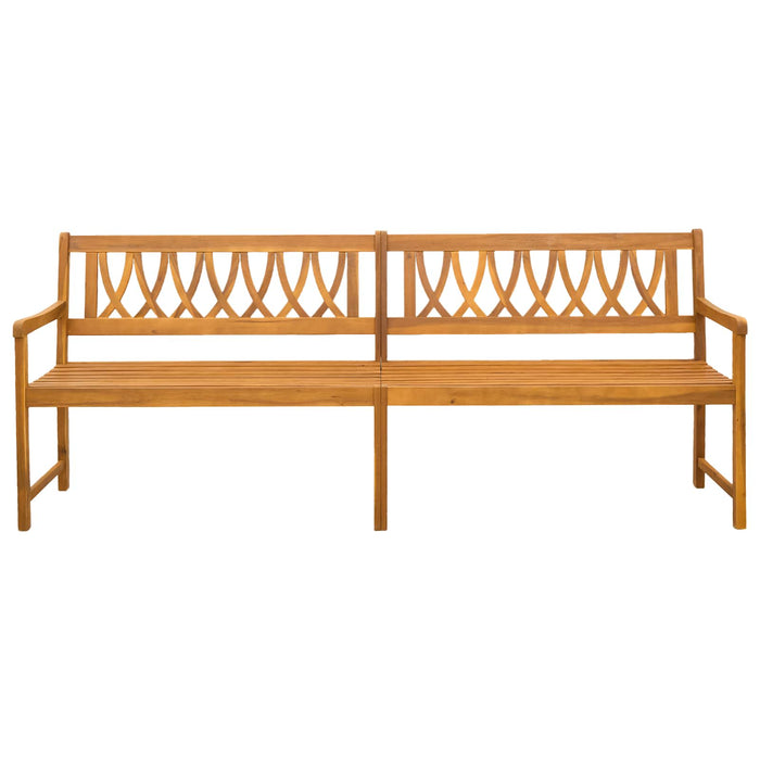 Bancă de exterior natural 220 x 55,5 x 90 cm - WALTI WALTI
