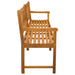 Bancă de exterior natural 220 x 55,5 x 90 cm - WALTI WALTI