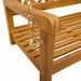 Leagăn de grădină natural 110 x 56 x 58 cm Lemn Solid de Acacia - WALTI WALTI