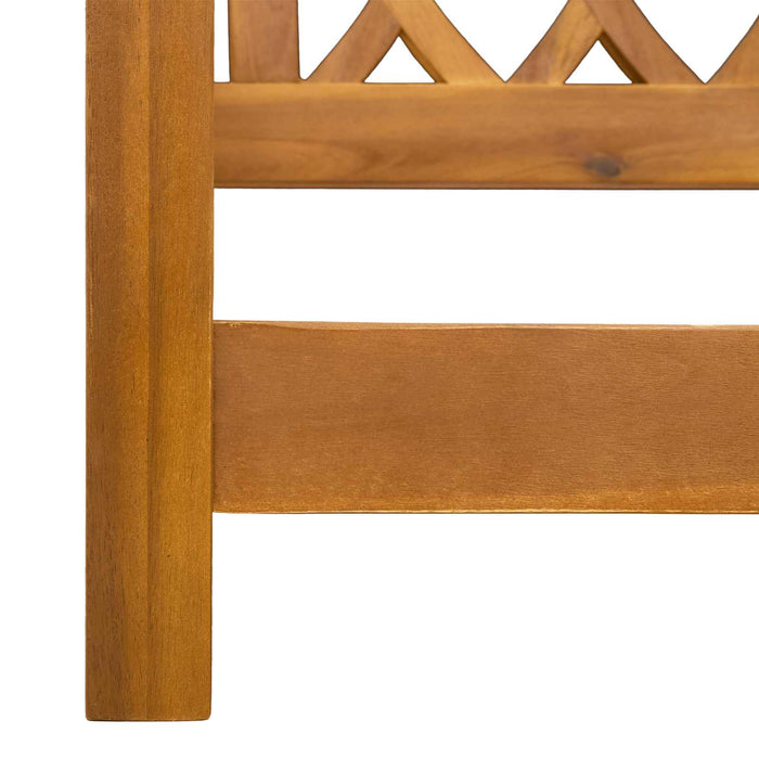 Leagăn de grădină natural 110 x 56 x 58 cm Lemn Solid de Acacia - WALTI WALTI