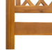 Leagăn de grădină natural 110 x 56 x 58 cm Lemn Solid de Acacia - WALTI WALTI