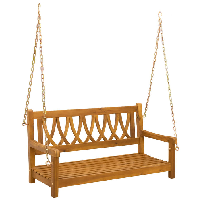 Leagăn de grădină natural 110 x 56 x 58 cm Lemn Solid de Acacia - WALTI WALTI