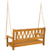Leagăn de grădină natural 110 x 56 x 58 cm Lemn Solid de Acacia - WALTI WALTI