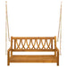 Leagăn de grădină natural 110 x 56 x 58 cm Lemn Solid de Acacia - WALTI WALTI