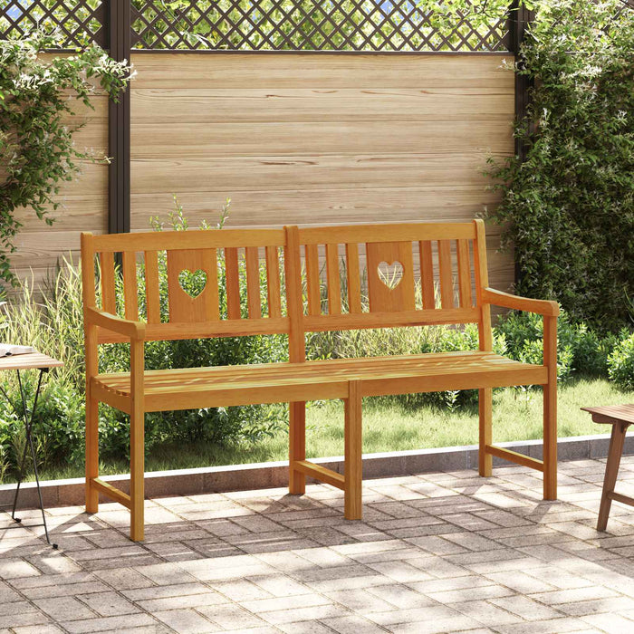 Bancă de exterior natural 150 x 55,5 x 90 cm - WALTI WALTI