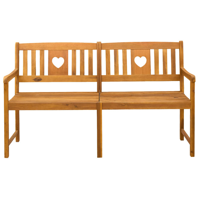 Bancă de exterior natural 150 x 55,5 x 90 cm - WALTI WALTI