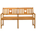 Bancă de exterior natural 150 x 55,5 x 90 cm - WALTI WALTI